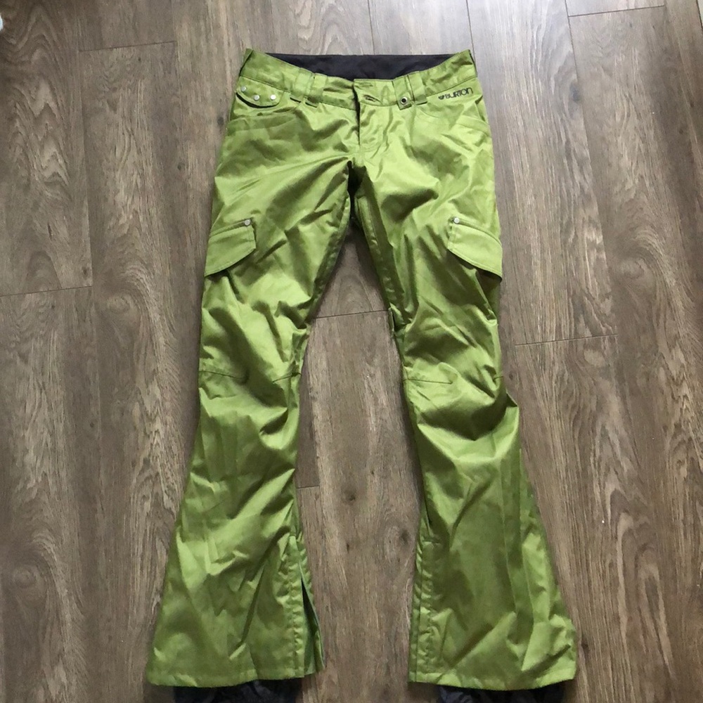 NWOT Burton green snowboard pants size XS